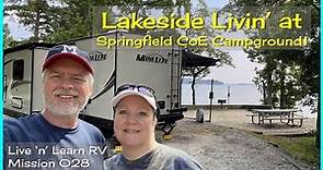 Springfield CoE Campground | UPSTATE SC RV CAMPING | Anderson SC - (Mission 028)