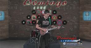 Calallen guitar hero Andrew Logan performs on Domingo Live