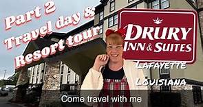 Drury Inn & Suits Lafayette Louisiana Hotel & Room Tour | Road trip | Princess Tessa￼
