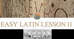 Easy Latin Lesson #11 | Learn Latin Fast with Easy Lessons | Latin Lessons for Beginners | Latin 101