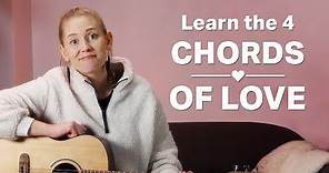 Learn The 4 Guitar Chords Of Love