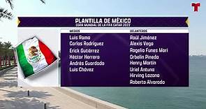 Esta es la plantilla de la selección mexicana para Catar 2022