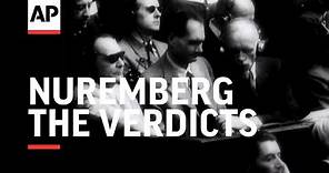 Nuremberg - The Verdicts - 1946 | Movietone Moment | 1 October 2021
