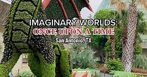 Imaginary Worlds: Once Upon A Time is now open at the San Antonio Botanical Gardens! 🐉🧜🏻‍♀️🦚🌸 A beautiful display of a plant giant kingdom! #thingstodointexas #texas #texastodo #texascheck