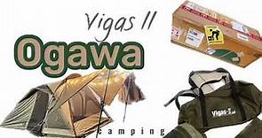 露營帳篷開箱｜日本OGAWA Vigas II｜我們買的第一個帳篷｜一房一廳雙人