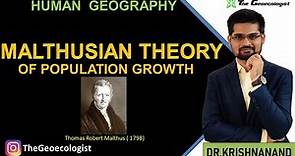Malthusian Theory of Population| Malthusian Theory UPSC