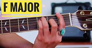 F major chord - 3 ways! | Beginner Guitar Lesson