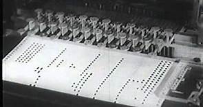 1950 early electronic synthesizer: 'This is music with a strictly electronic beat'