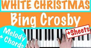 How to play WHITE CHRISTMAS - Bing Crosby Piano Tutorial