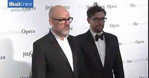 Michael Stipe and Thomas Dozol look...