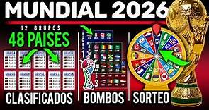 Estos serían los 48 Paises CLASIFICADOS al Mundial 2026 ! - Bombos + Llaves y Sorteo de Grupos