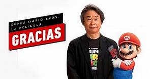 Shigeru Miyamoto de Nintendo y Chris Meledandri de Illumination - Agradecimiento a la comunidad