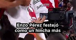 #EnzoPérez festejó como un hincha más tras ganar el #Superclásico ante #Boca