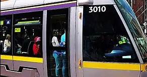 Luas Trams in Dublin City Centre