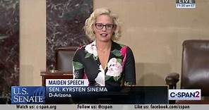Watch Sen. Kyrsten Sinema Give Her First Speech from Senate Floor