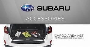 Genuine Subaru Accessory - Cargo Net – Rear and Rear Seatback