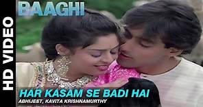Har Kasam Se Badi Hai - Baaghi: A Rebel for Love | Abhijeet & Kavita Krishnamurthy | Salman Khan