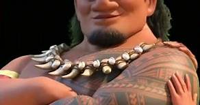 Moana - Chief Tui's Abdomen Tattoo's Are Based On Dwayne Johnson's Grandfather, Peter Fanene Maiva