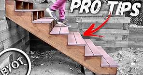 HOW TO BUILD STAIRS // EXTERIOR STEPS