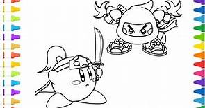 Kirby Coloring Page | Color kirby and the Forgotten Land