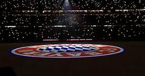 FC Bayern vs RB Leipzig, spektakuläre 3D-Laser-Show, Allianz Arena