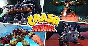 Crash of The Titans Todos Los Jefes - All Bosses