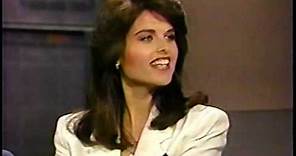 Maria Shriver @ David Letterman Show 1989