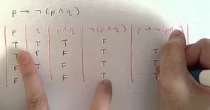 Truth Table Tutorial - Discrete Mathematics Logic