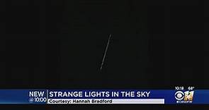 Viewers In North Texas Report Seeing Mysterious Streak Of Lights In Sky