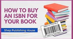 How To Buy An ISBN for Your Book