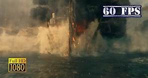 Godzilla vs Kong Pelea en el mar (Full HD 60fps Latino) Escena (1/3) - Godzilla vs Kong (2021)