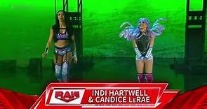 Indi Hartwell & Candice LeRae Entrance - WWE Monday Night Raw, January 15, 2024