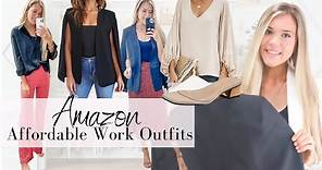 BEST Amazon Work Wear Haul | Work Outfits From Amazon | Business Casual & Professional