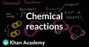 Chemical reactions introduction | Chemistry of life | Biology | Khan Academy