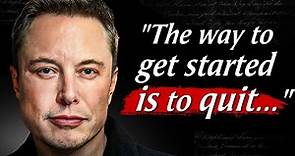 Elon Musk's Quotes On How To Get Rich & Successful