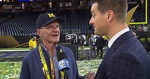 Jack & Jackie Harbaugh share excitement in Jim and Michigan’s national championship