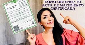 Cómo tramitar la copia certificada del acta de nacimiento