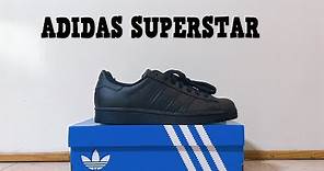 Un clásico: Adidas Superstar todo negro 🖤🖤 Adidas Superstar All Black | Reseña de Adidas Superstar 🖤