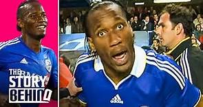 The Story Behind Didier Drogba Completely Losing It After Chelsea Vs. Barcelona