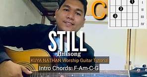 STILL - Hillsong (Easy Worship Guitar Tutorial)