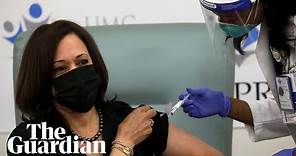 Kamala Harris receives Covid-19 vaccine: 'That was easy'
