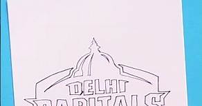 Delhi Capitals logo drawing