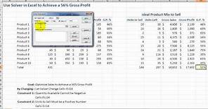 How to Use the Solver Tool in Excel