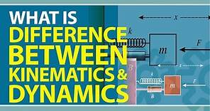 What are the Differences Between Kinematics & Dynamics | Definition | Meaning & Properties | Physics