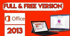 HOW TO DOWNLOAD THE OFFICIAL MICROSOFT OFFICE 2013 FOR FREE