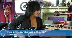 Tip of the month: Steve Stevens shows how to play "Rebel Yell"