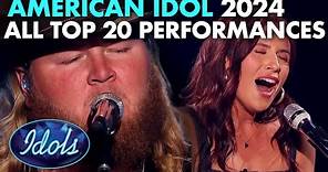ALL AMERICAN IDOL TOP 20 PERFORMANCES 2024 | Idols Global