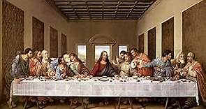 The Last Supper by Leonardo Da Vinci Art Print, 31 x 16 inches