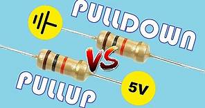 How to use Pushbuttons with Arduino. Pull up vs Pull down resistors
