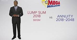 Mega Millions: Lump sum or annual payments?